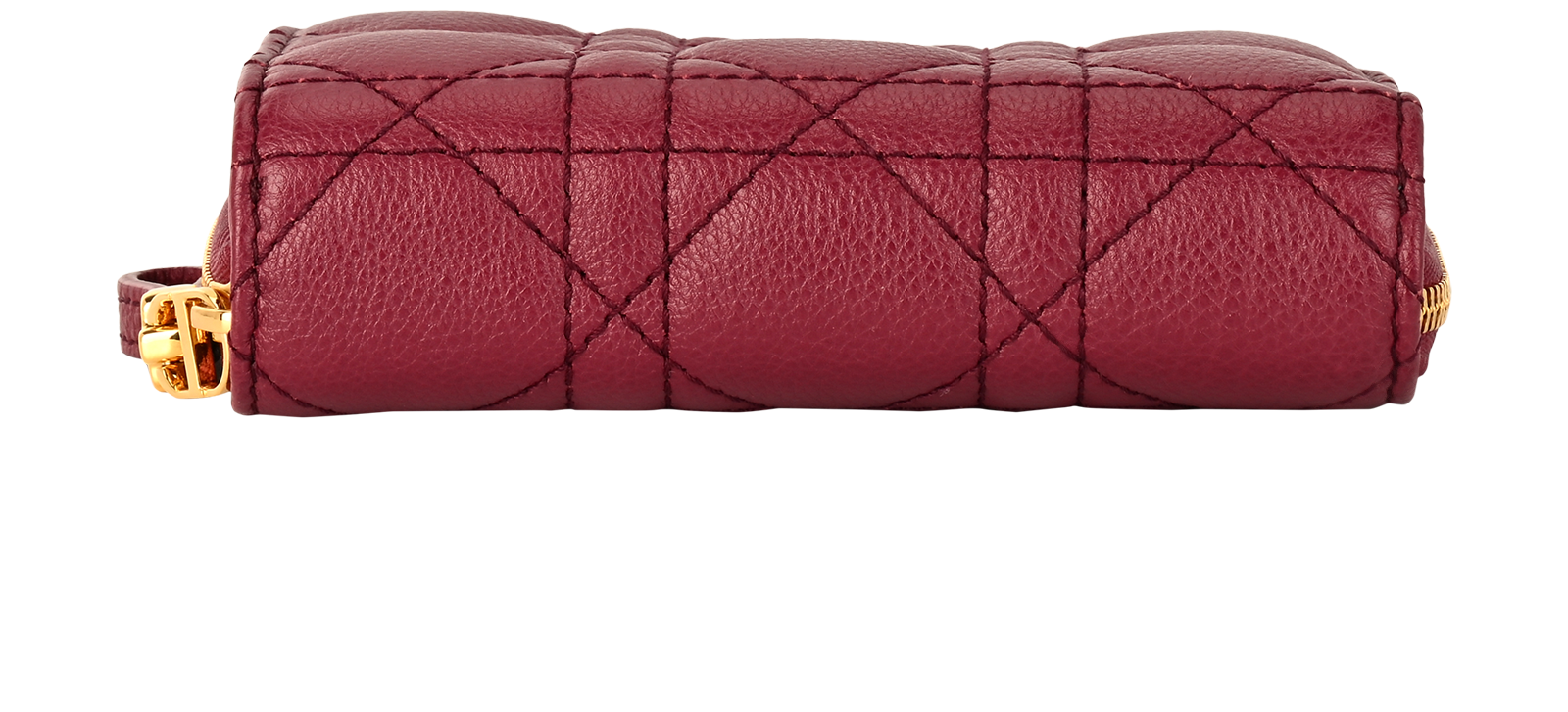 Christian Dior Caro Medium Wallet, &pound;320, Accessories, Burgundy, Leather, Top view